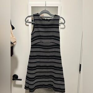 Ann Taylor Black and White Tweed Dress | Size 0